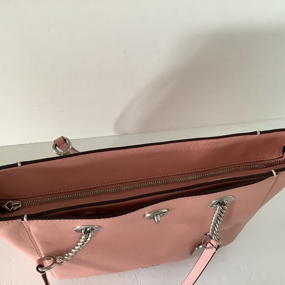 Genuine Coach Pink Handbag with silver chain Hardware brand new - Picture 8 of 11